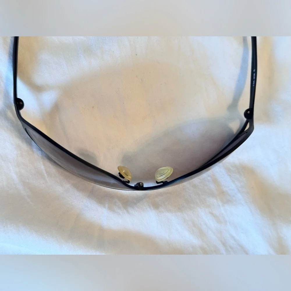 OAKLEY Deception Black Sunglasses Women’s Men’s Unisex w White Case & Bag Pouch